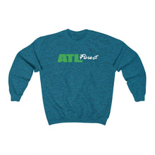 Load image into Gallery viewer, ATL Finest Green Logo Unisex Crewneck Sweatshirt
