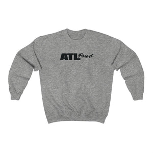 ATL Finest Black Logo Unisex Crewneck Sweatshirt